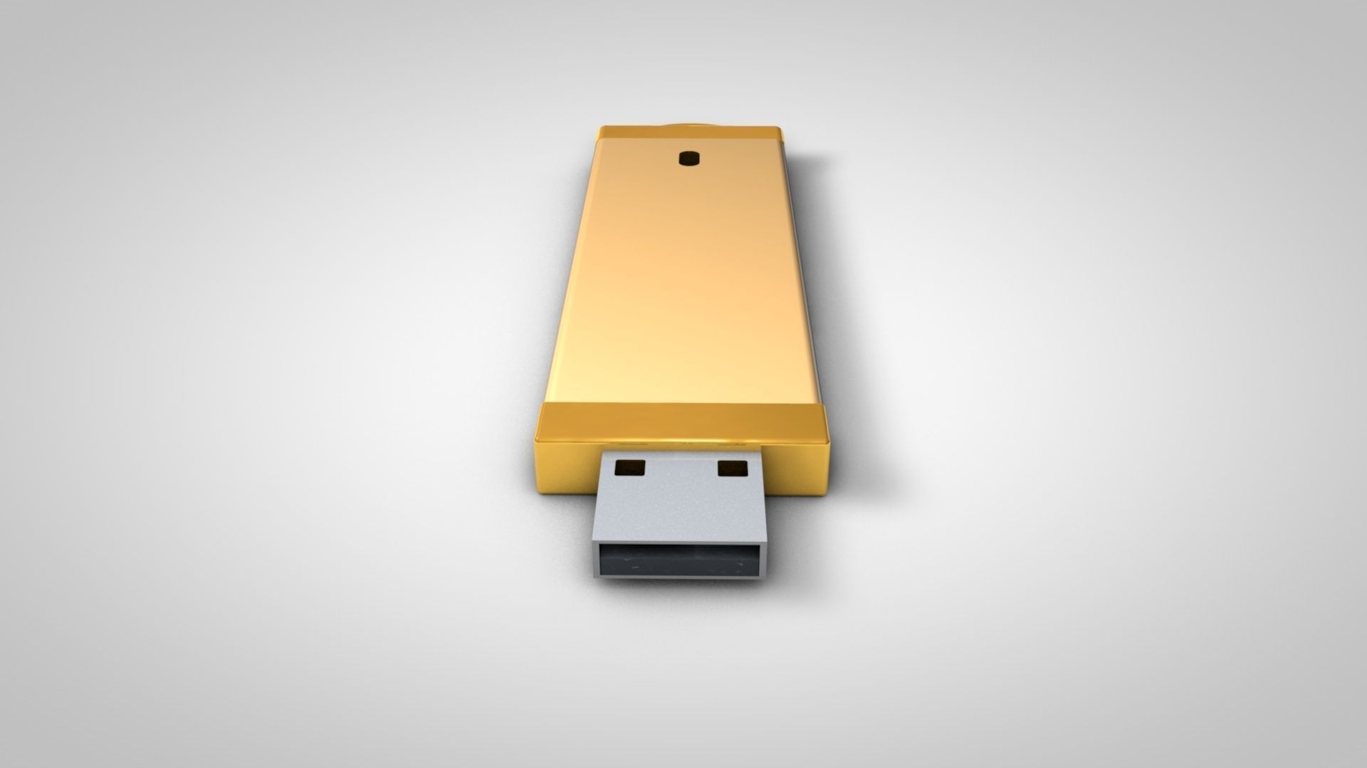 USB Pendrive 3D model_3