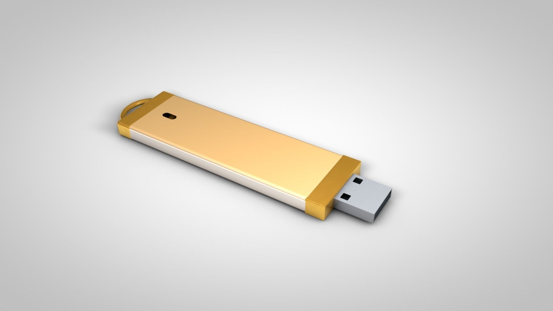 USB Pendrive 3D model_4
