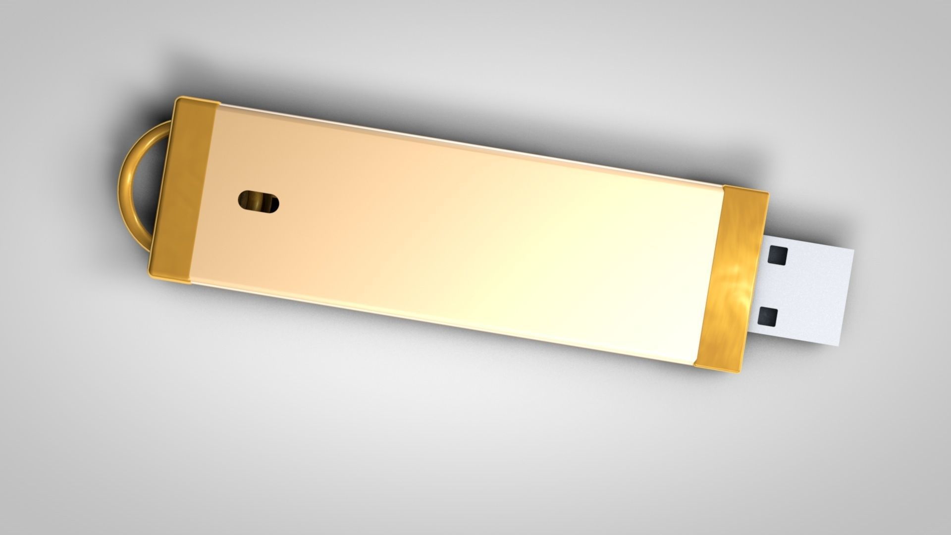 USB Pendrive 3D model_1