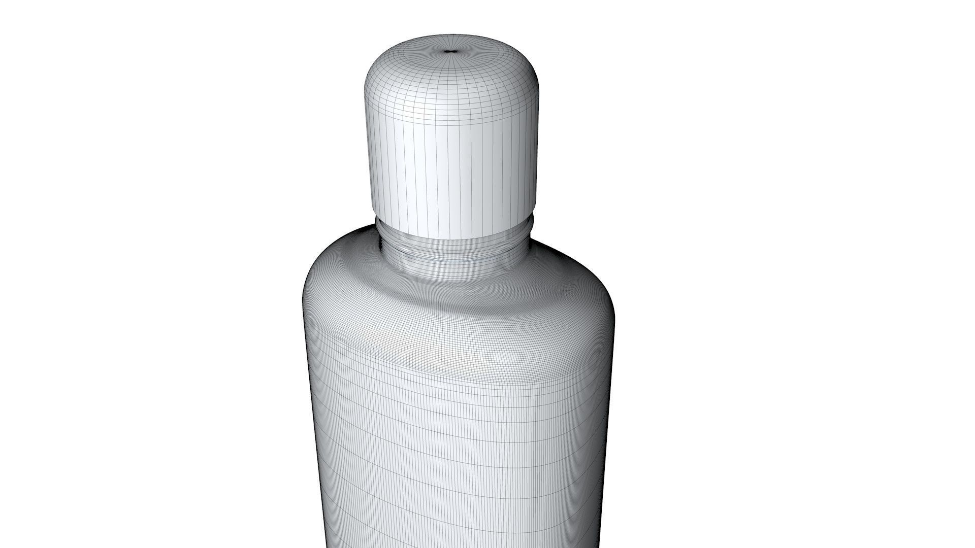 3D plastic bottle 3D model_3