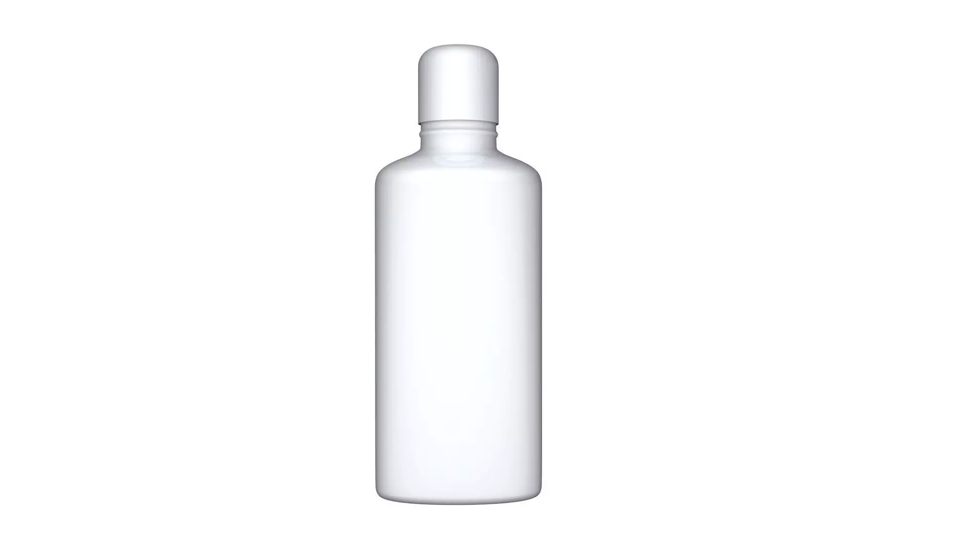 3D plastic bottle 3D model_0