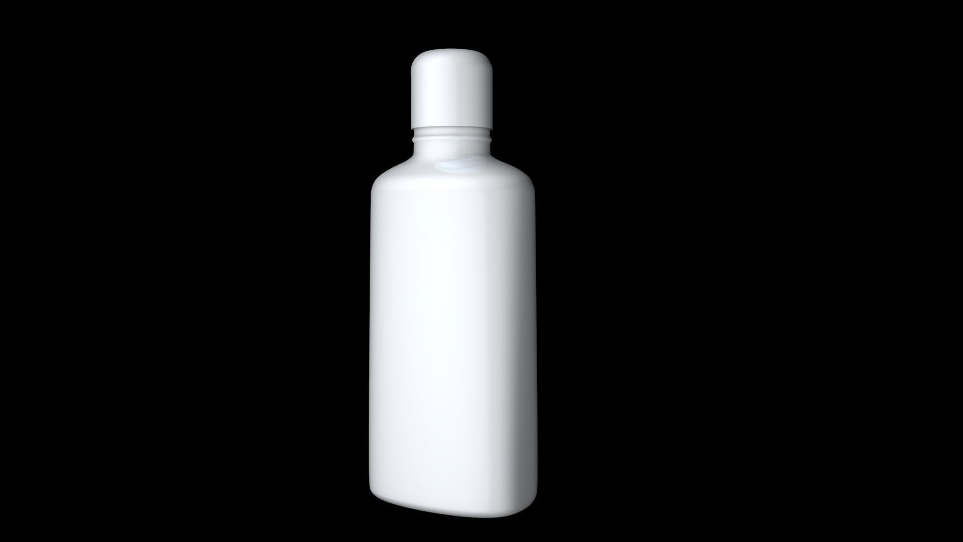 3D plastic bottle 3D model_2