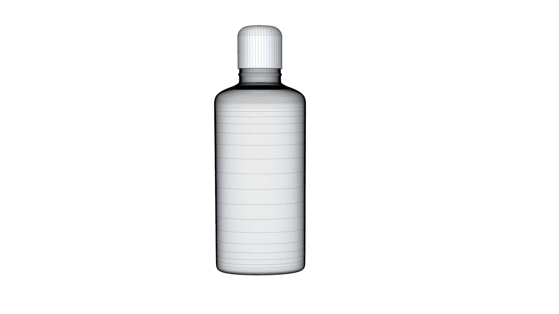 3D plastic bottle 3D model_4