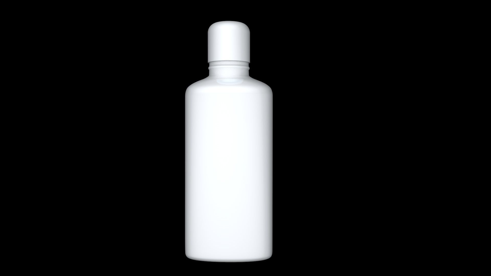 3D plastic bottle 3D model_1