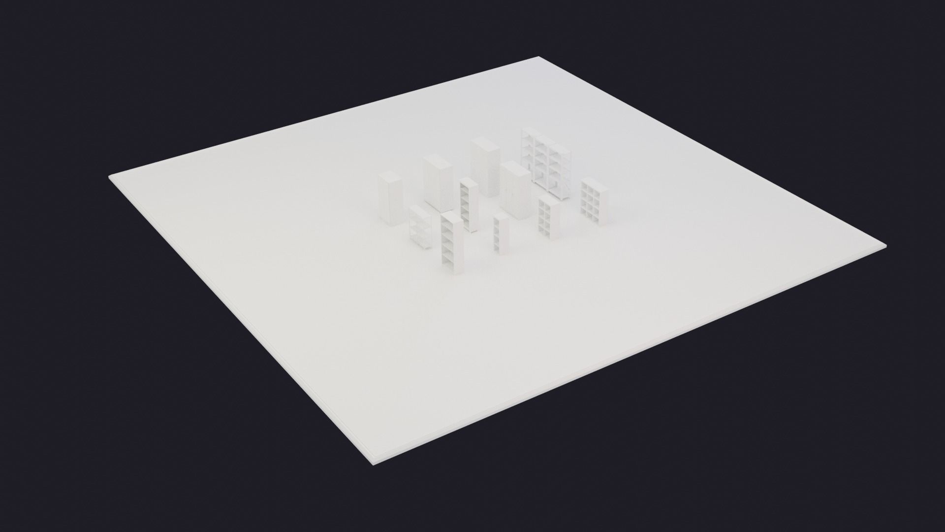 11 Furniture MockUps - IKEA Inspired PBR Asset Kit Low-poly 3D model_2
