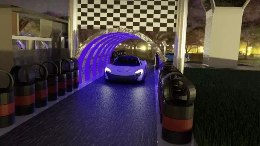 mclaren p1 low poly Low-poly 3D model