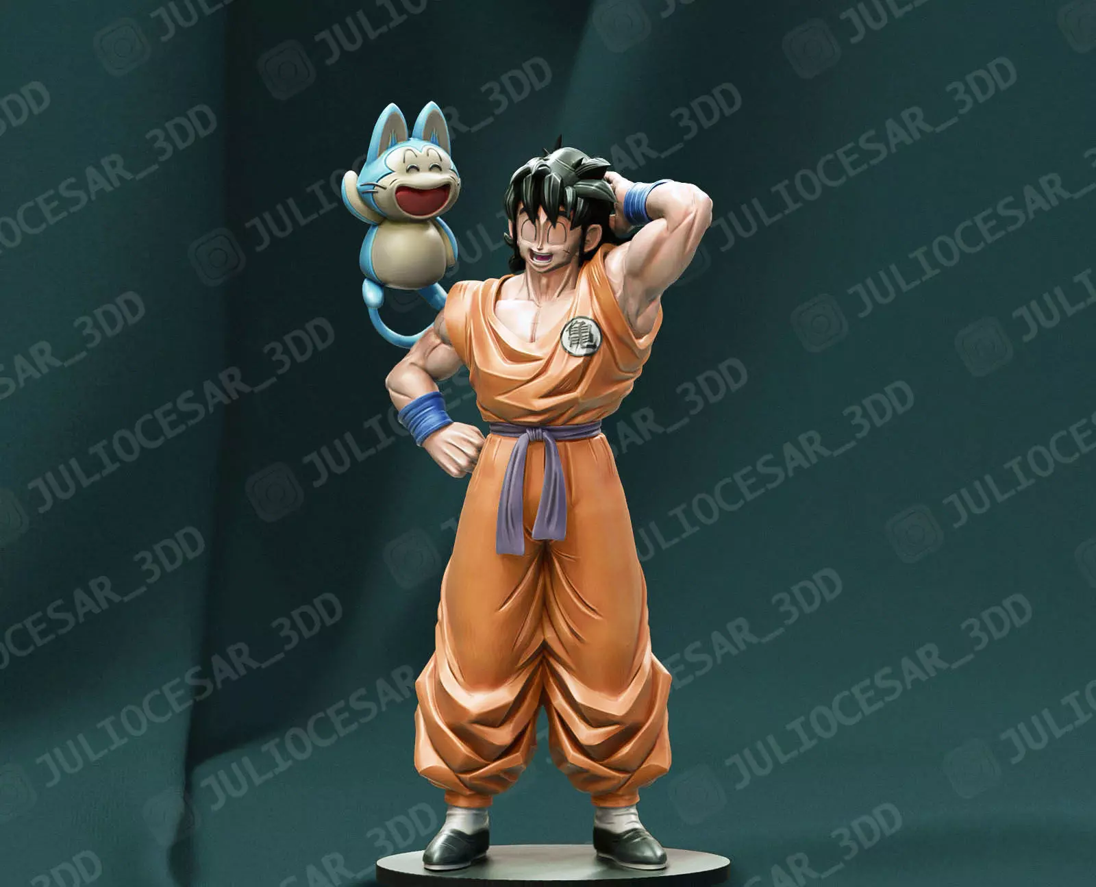 Dragon ball - Yamcha and Puar Free 3D print model_0