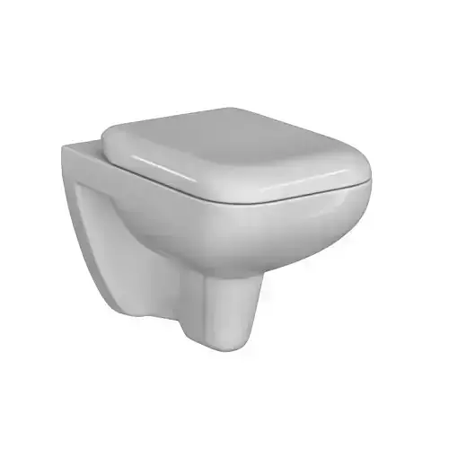 Wall Hung Water closet toilet 3D model Modeled in 3ds max 