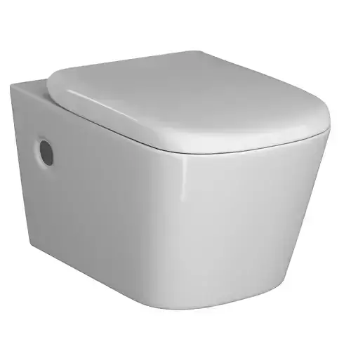 Wall Hung Water closet toilet 3D model Modeled in 3ds max 