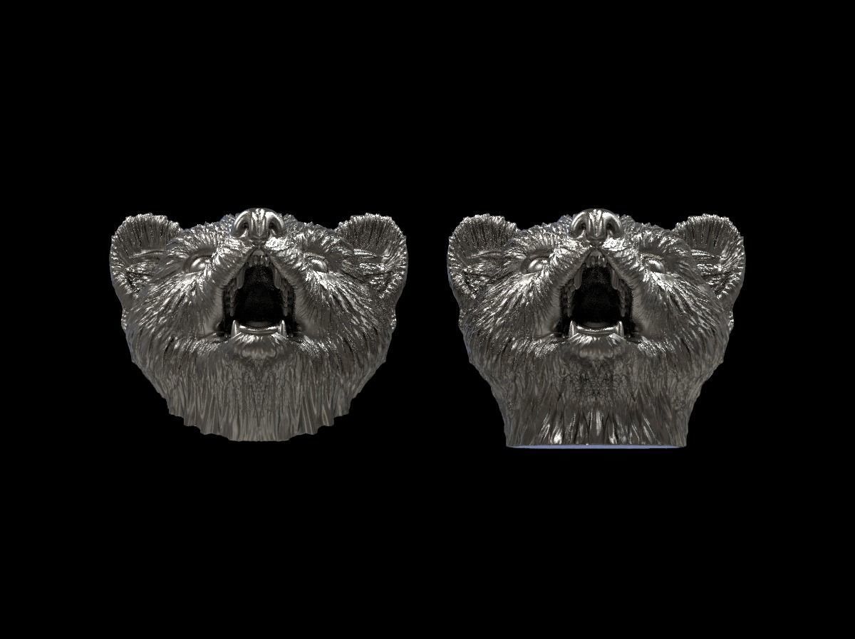 Marten head 3D print model 3D print model_15