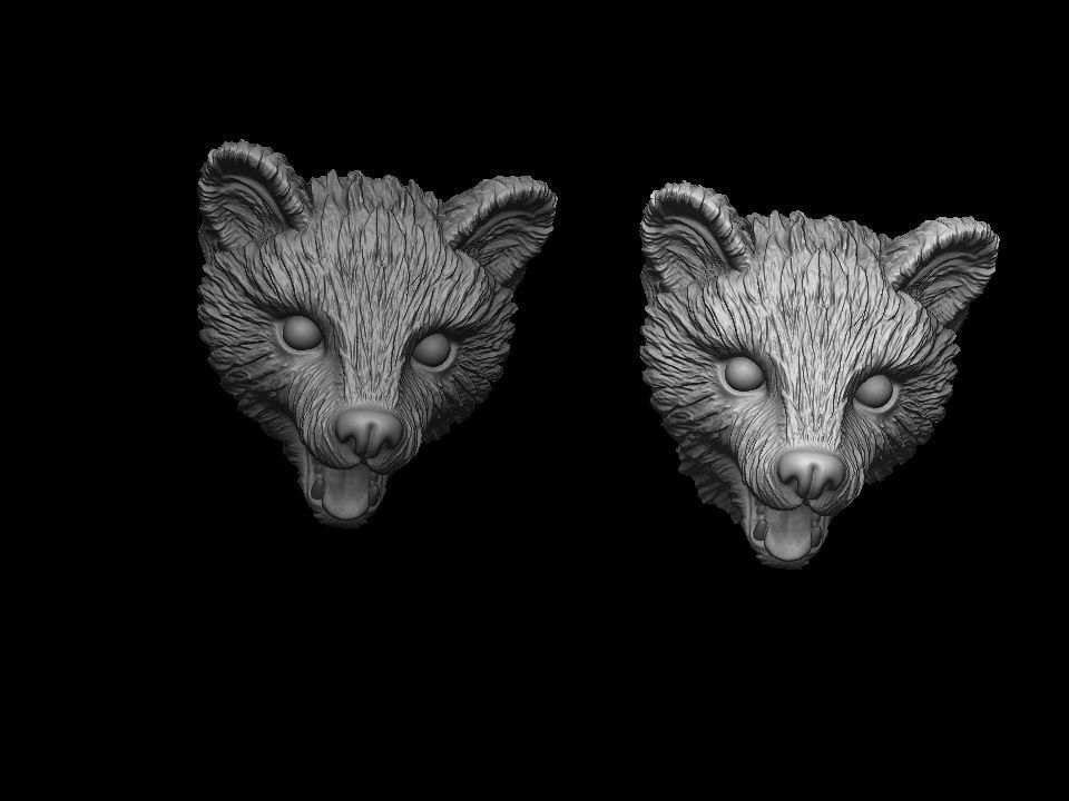Marten head 3D print model 3D print model_12