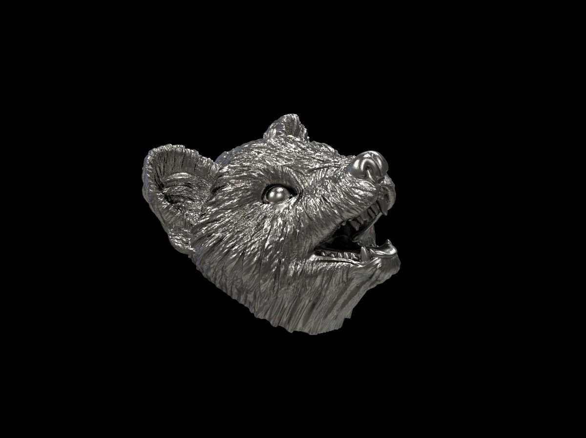 Marten head 3D print model 3D print model_30