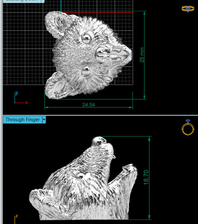 Marten head 3D print model 3D print model_8