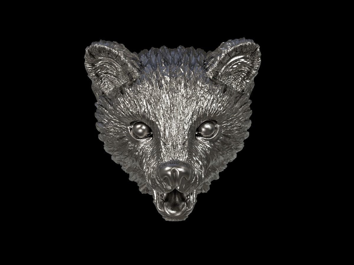 Marten head 3D print model 3D print model_25
