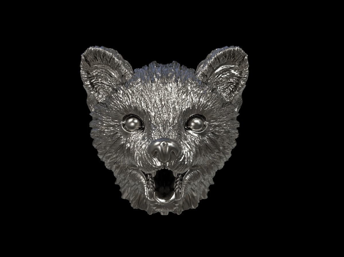 Marten head 3D print model 3D print model_1