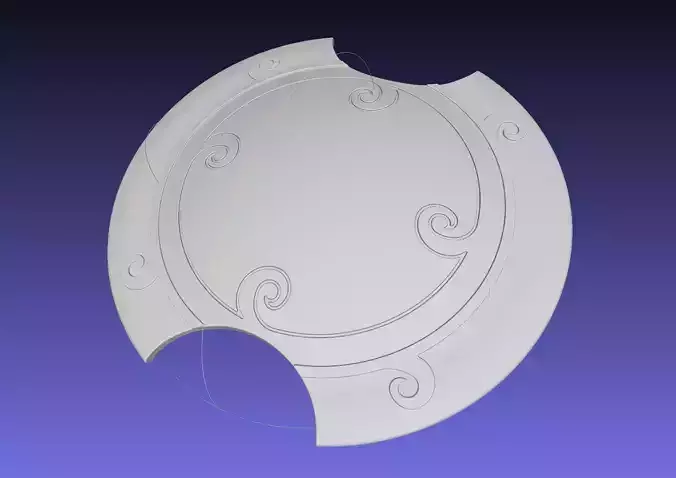 RWBY Pyrrha Nikos Shield Printable Assembly 3D print model