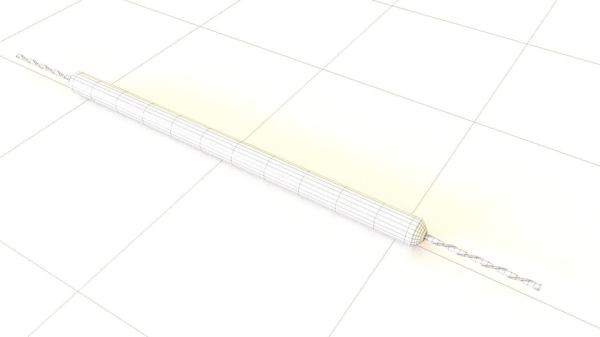 clay sculpture tools 1 3D Model Low-poly 3D model_3