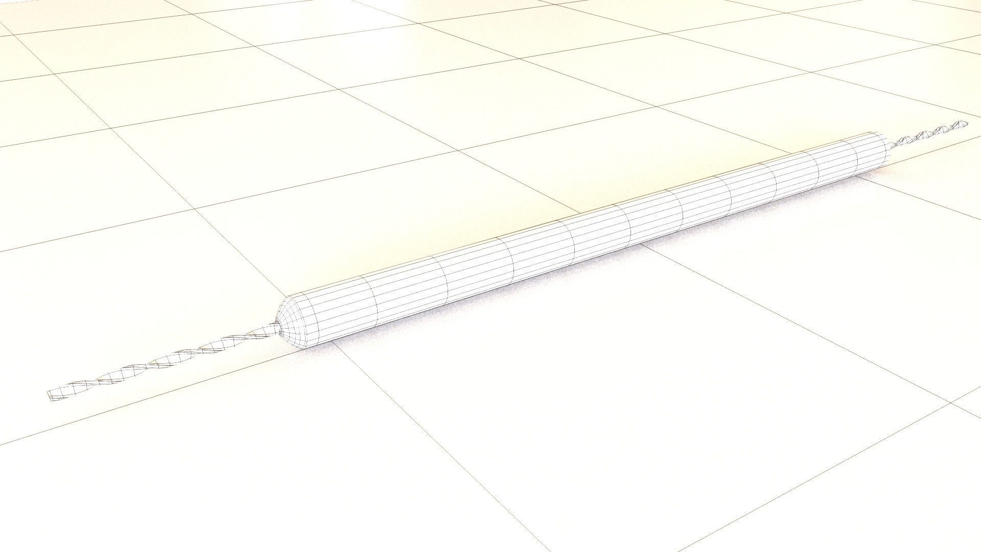 clay sculpture tools 1 3D Model Low-poly 3D model_4