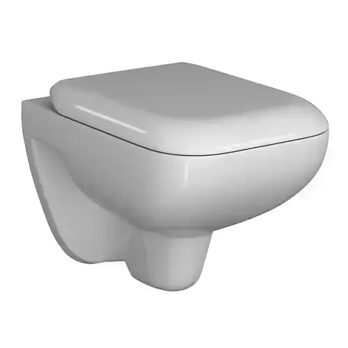 Wall Hung Water closet toilet 3D model Modeled in 3ds max 