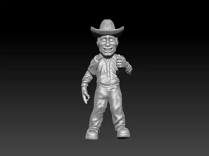 Herbie Husker University of Nebraska 3D print model