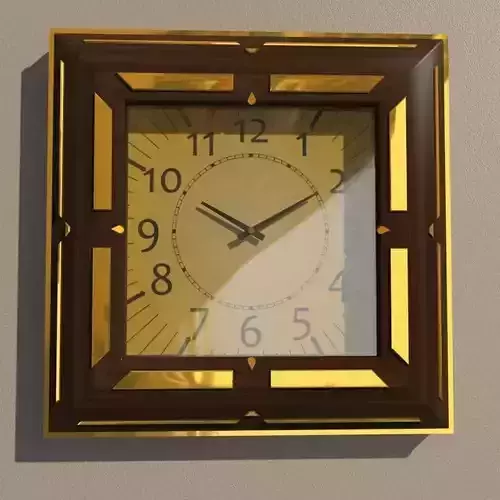 Wall clock 3D model