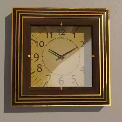 Wall clock 3D model