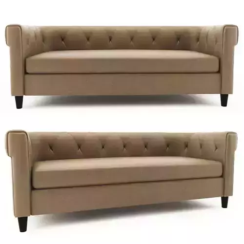 Chester Tufted Leather Sofa  west elm