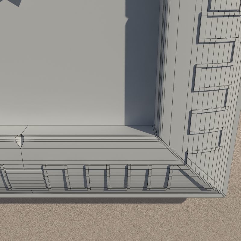 Wall clock 3D model_11