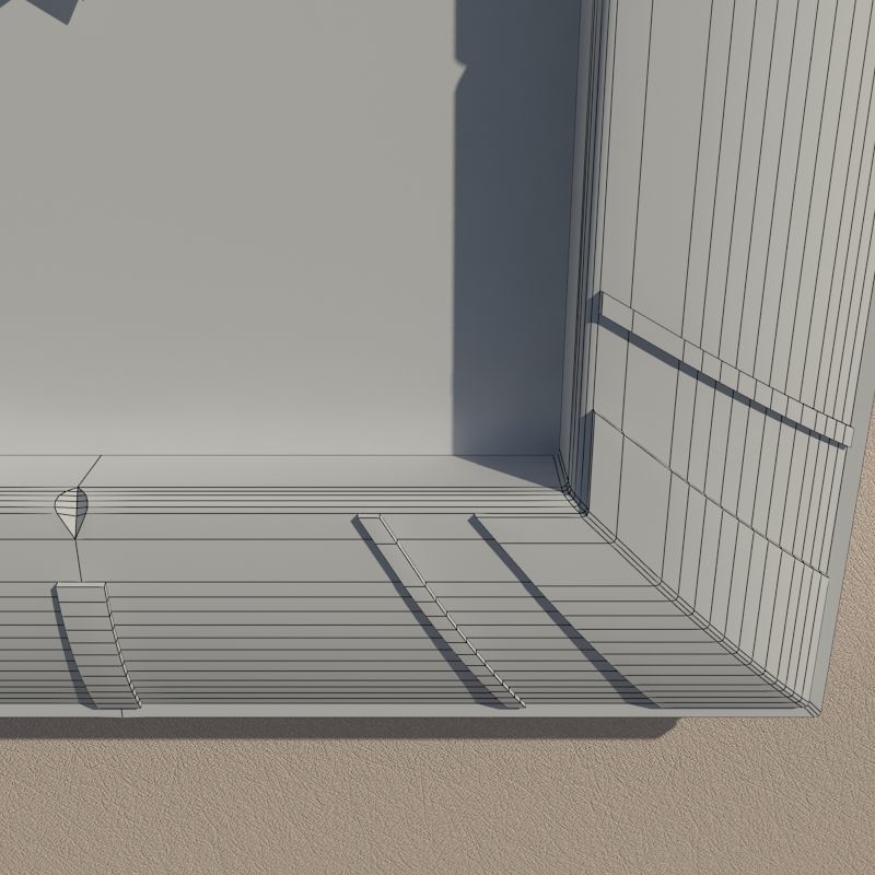 Wall clock 3D model_11