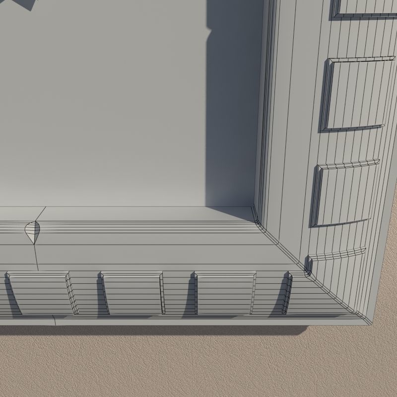 Wall clock 3D model_11