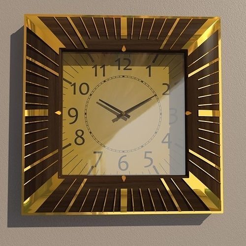 Wall clock 3D model