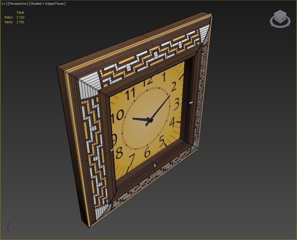 Wall clock 3D model_15
