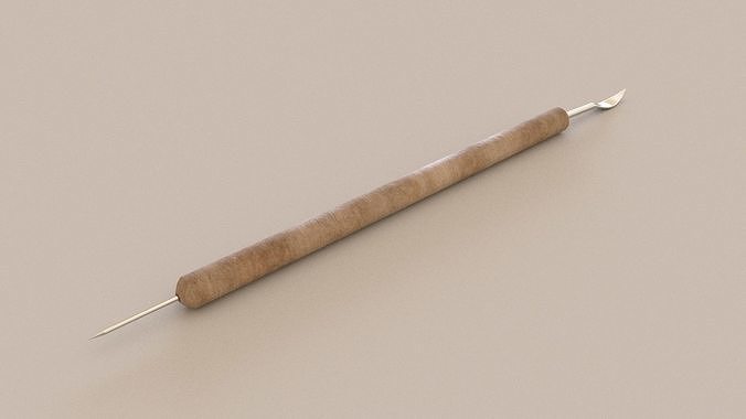 clay sculpture tools 2 3D Model Low-poly 3D model