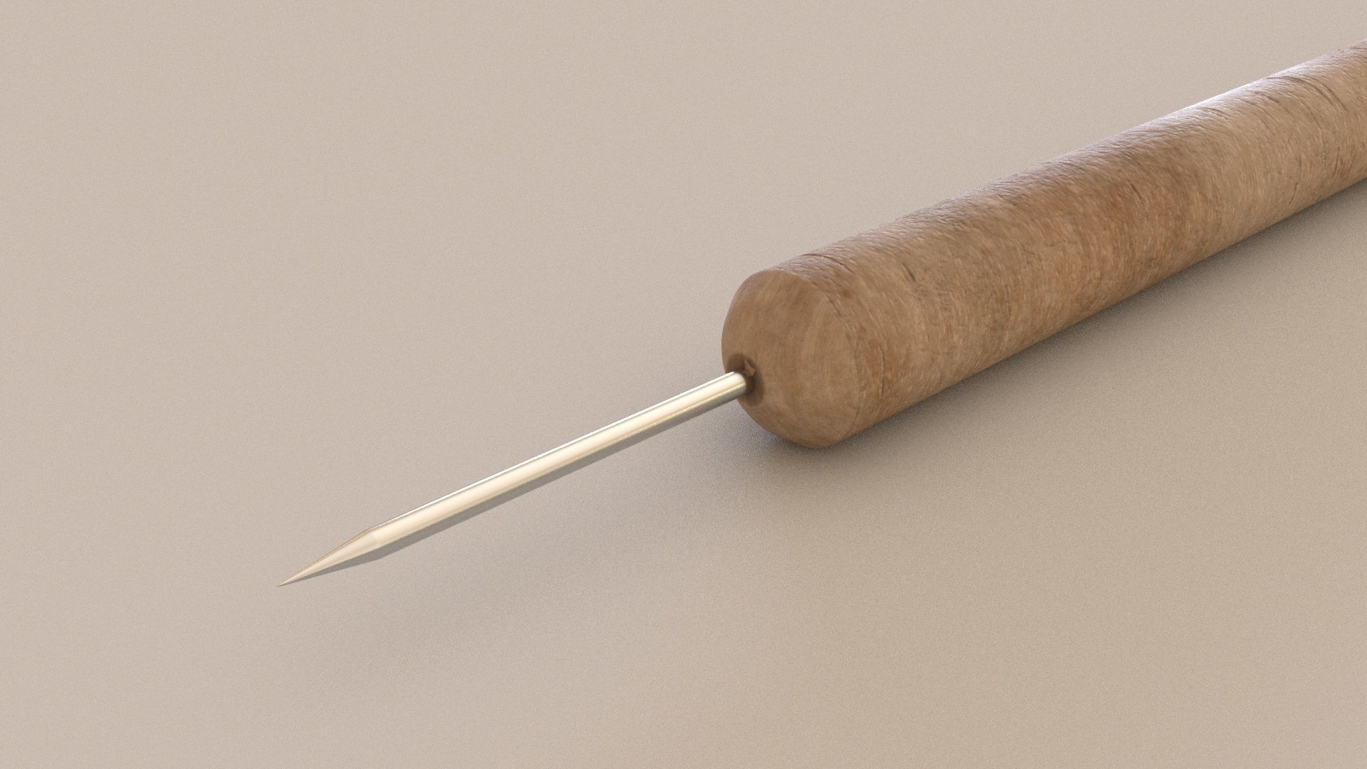 clay sculpture tools 2 3D Model Low-poly 3D model_4