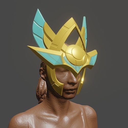 GUARDIAN OF THE SANDS JANNA CROWN LEAGUE OF LEGENDS 3D print model