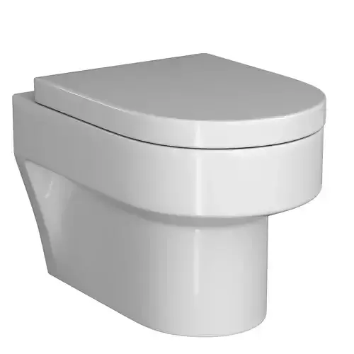 Wall Hung Water closet toilet 3D model Modeled in 3ds max 