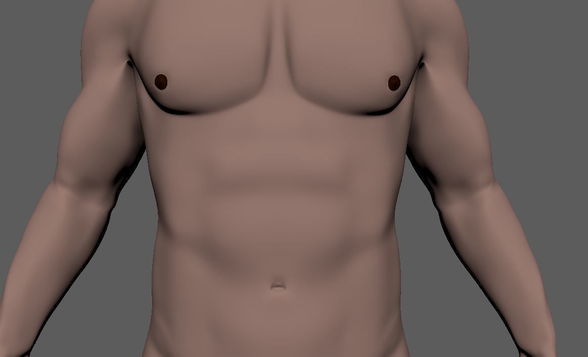 Male-3d model male mannequin 3D model_2