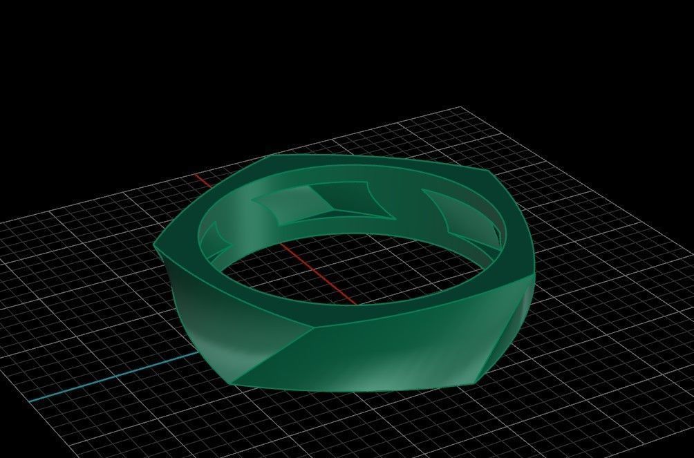 Ring for man 10 3D print model_4