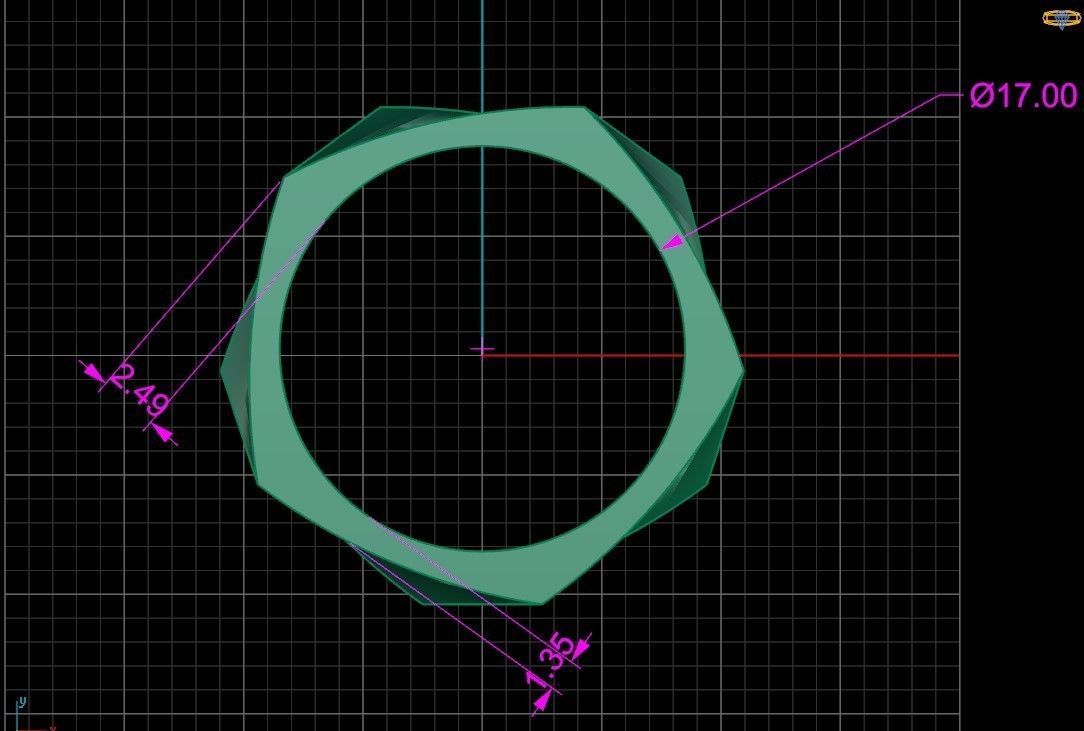 Ring for man 10 3D print model_3