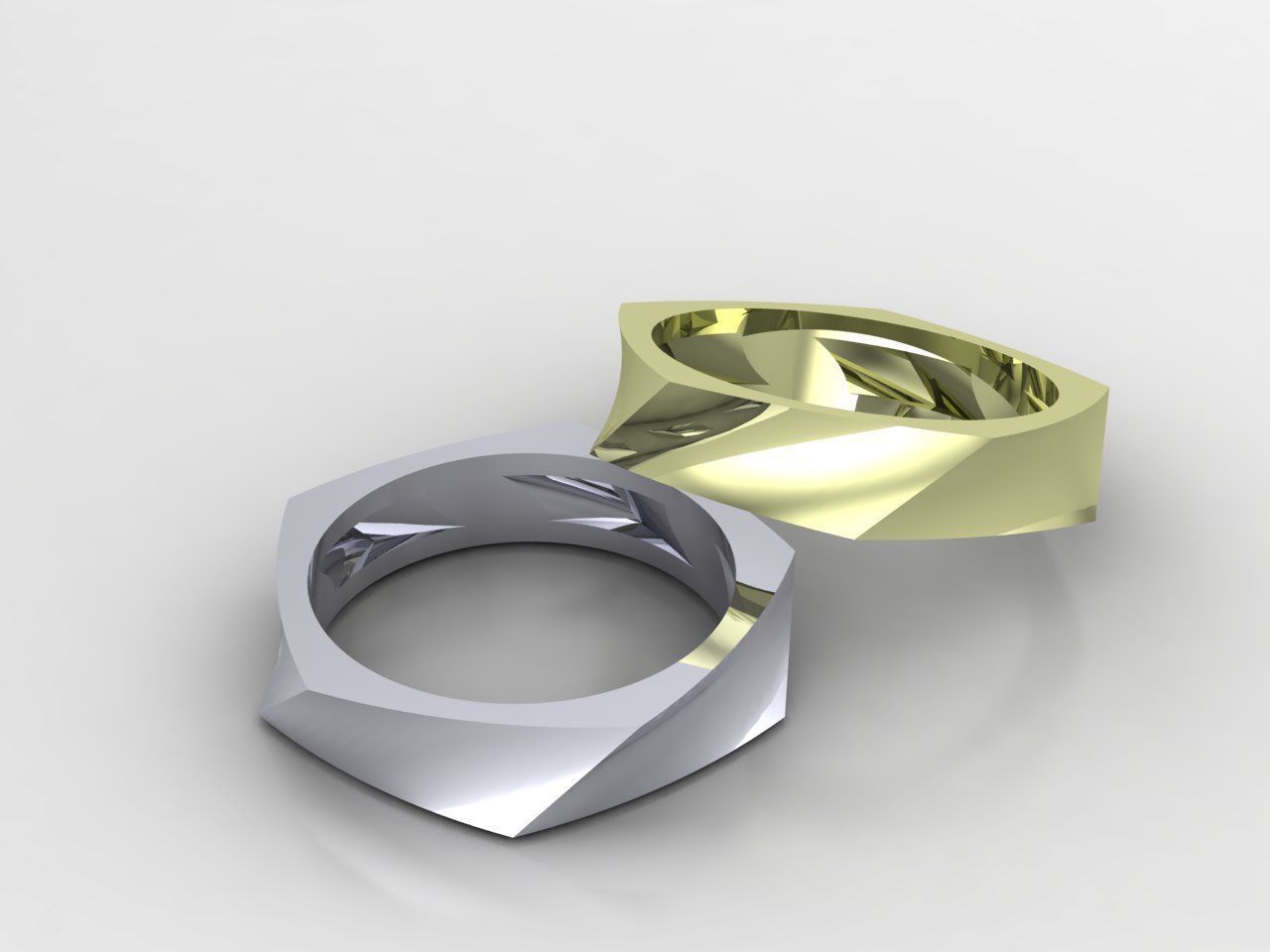 Ring for man 10 3D print model_2