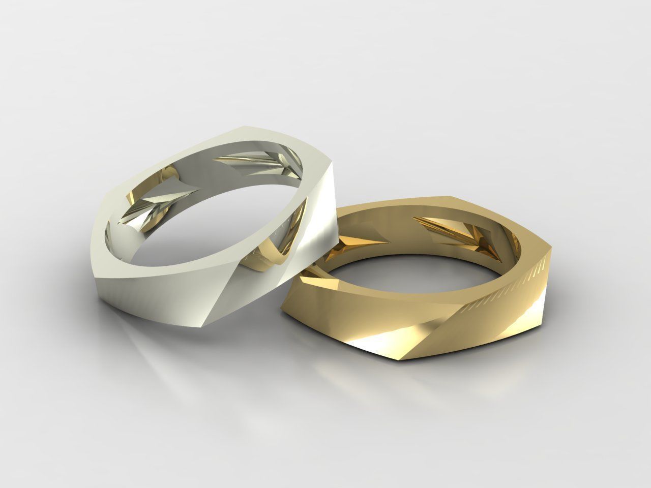 Ring for man 10 3D print model_1