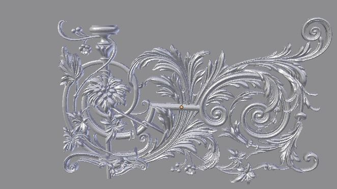 Classic decor ornament v-3D model05 3D model_4
