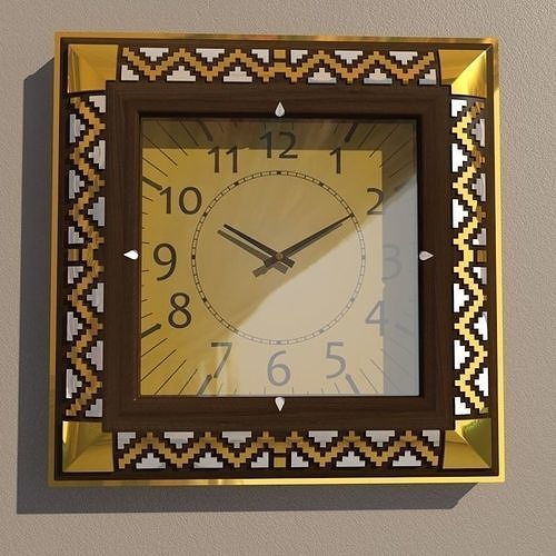 Wall clock 3D model