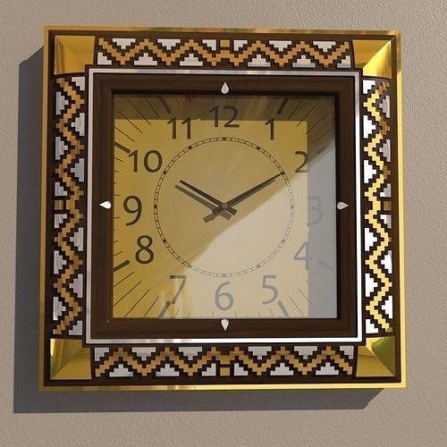 Wall clock 3D model