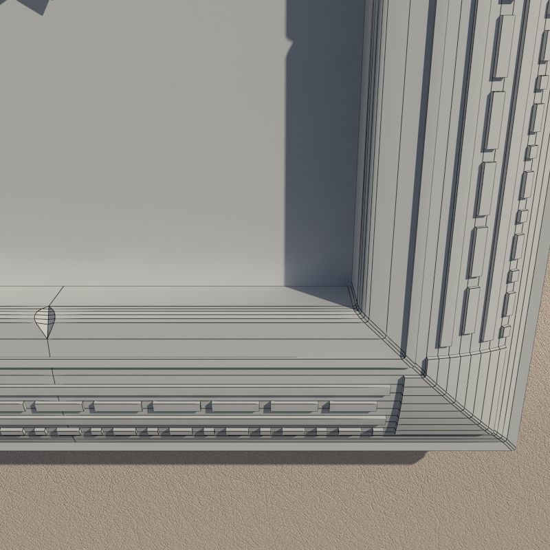 Wall clock 3D model_11