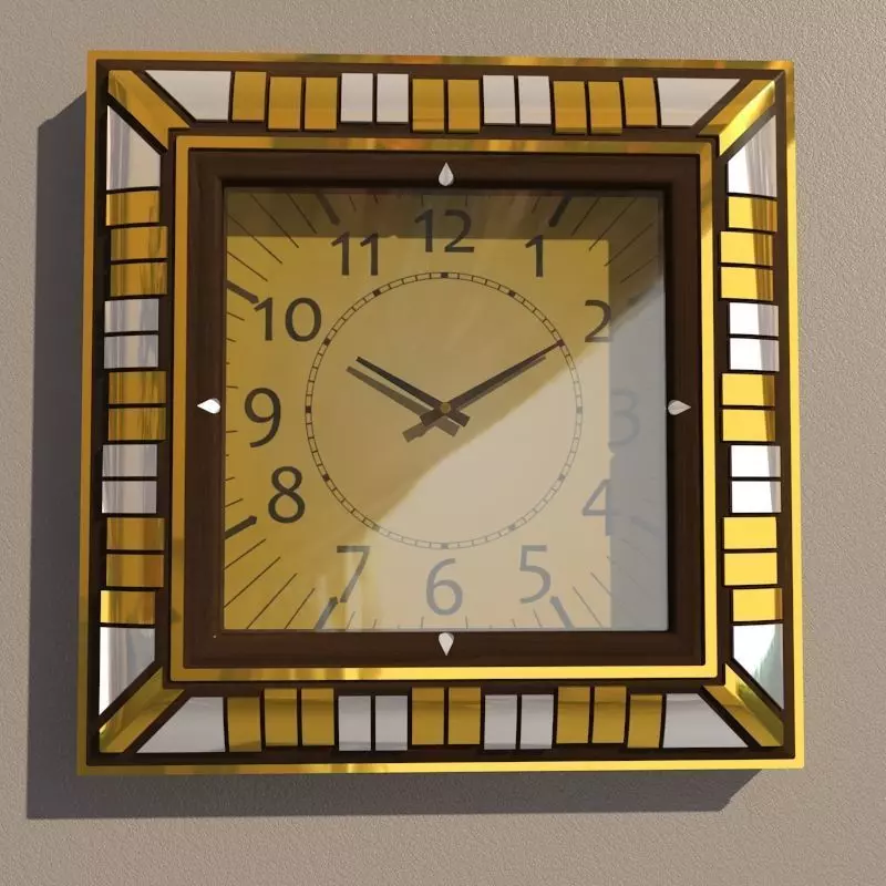 Wall clock 3D model