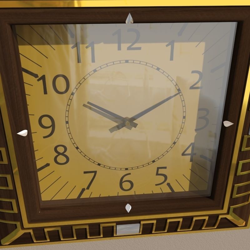 Wall clock 3D model_6