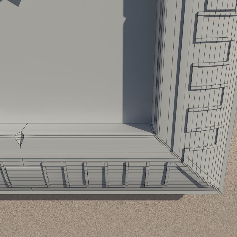 Wall clock 3D model_11