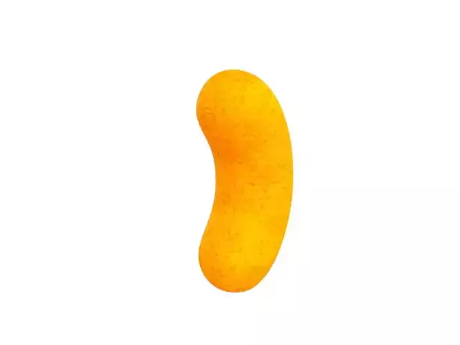 Cheese Puff Snack Low-poly 3D model