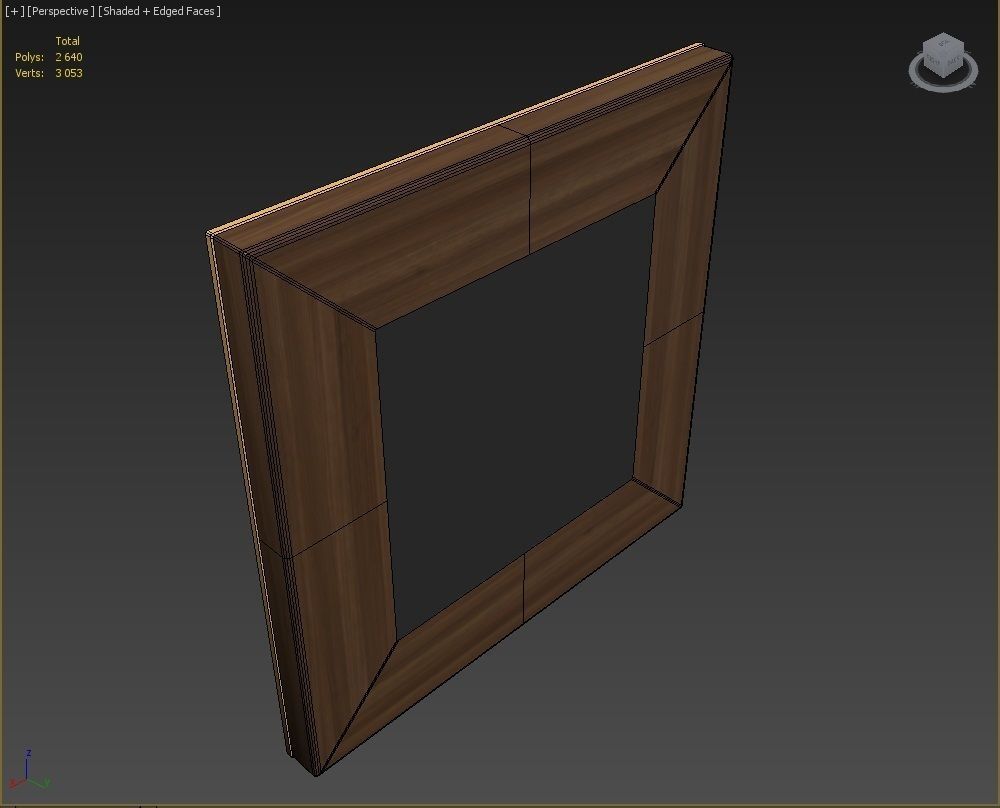 Wall clock 3D model_17